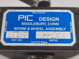 PIC Design DJ-12 Worm & Wheel Assy. Gear Reducer Ratio 40:1