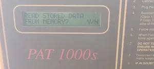 PAT1000s Seaward Portable Ampliance Tester RS 203-704 w/hard yellow protection