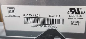 LUMENIS ALCD-12P1-LM-NC LCD Panel Chi Mei Optoelectronics G121X1-L04 REV. C1
