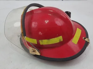 Lion Apparel-Legacy-5 -Fire Fighters Fireman Helmet W/Neck Guard *lot of 2*