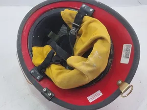 Lion Apparel-Legacy-5 -Fire Fighters Fireman Helmet W/Neck Guard *lot of 2*