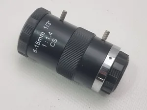 *LOT OF 5* CCTV MANUAL IRIS 6-15mm CS-MOUNT LENS FS-LV0615