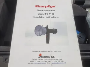 Spectrex FS-1100 Flame Simulator W/Original case and accessories