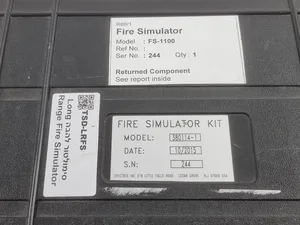 Spectrex FS-1100 Flame Simulator W/Original case and accessories
