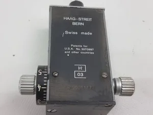 HAAG STREIT BERN H 03 Applanation Tonometer HAAG Streit-Bern Swiss Made