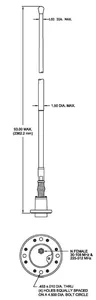 *new* RDB2020- Vehicular Antenna-VHF-UHF_RAMI- RA.Miller Indusries USA_Military