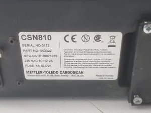 Mettler Toledo CSN810 CargoScan Dimensioner - Dimensioning Scanner Part # 553302