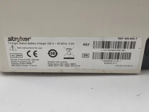 Stryker T4 Eight Station Battery Charger 400-655 with 8 T4 Power Packs