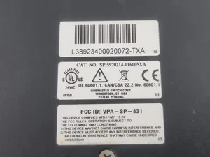 Linemaster SP-5970214-016005XA Foot Pedal, Transponder VPA-SP-831