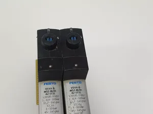 Festo VABV-S4-2HS-G18-2T1 w/ 2X VSVA-B-M52-MZD-A2-1T1L Pneumatic Solenoid Valve
