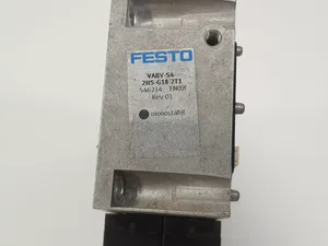 Festo VABV-S4-2HS-G18-2T1 w/ 2X VSVA-B-M52-MZD-A2-1T1L Pneumatic Solenoid Valve