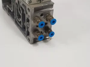 Festo VABV-S4-2HS-G18-2T1 w/ 2X VSVA-B-M52-MZD-A2-1T1L Pneumatic Solenoid Valve