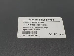 bly-8f2ge-b20 10/100/1000Mbps Ethernet Fiber optic switch 8F2GE
