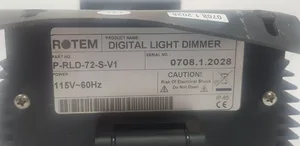 ROTEM DIGITAL LIGHT DIMMER RLD-7.2 P-RLD-72-S-V1