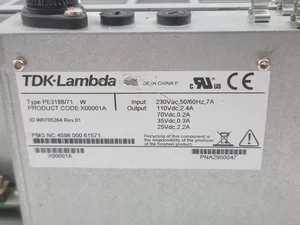 Philips TDK Lambda Power Supply 459800061571 4598-000-61571 X00001 PE318871 W