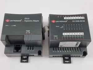 2 units set-Unitronics IO-DI8-RO8 IO Expansion Module DC 24V +EX-A1 IO EXPANSION
