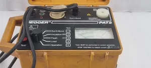 Megger PAT-2 Portable Appliance Tester RS Components 240V 612-243 with hard yell