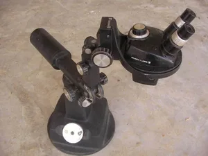 Bausch & Lomb StereoZoom 4 Microscope w Series SK Pivot Boom Arm Stand - Black