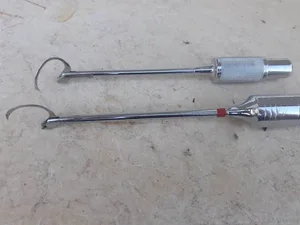 YOUNG NEEDLE HOLDER-Hook shape-STAINLESS Surgical Instrument *Lot of 2*