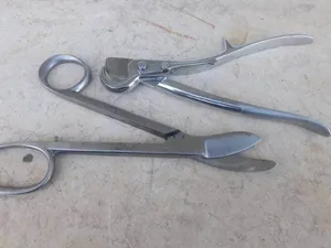Medical nippers secateurs-Ceasers-2 aesculap-Stainless medical device *Lot of 4*